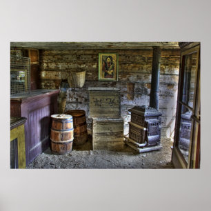 PÓSTER ARMAZENAMENTO ANTIGO CHINÊS OCIDENTAL