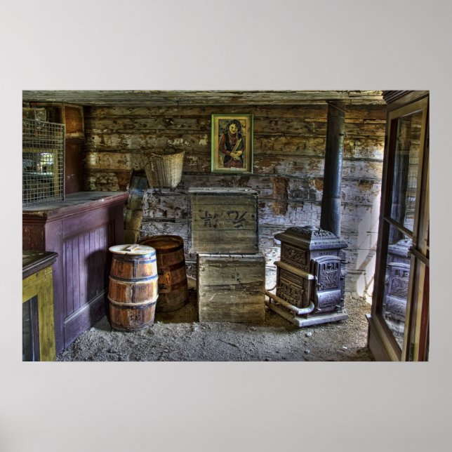 PÓSTER ARMAZENAMENTO ANTIGO CHINÊS OCIDENTAL (Frente)