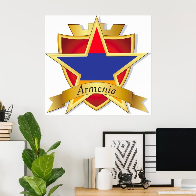 Poster Armênia Crest (Criador carregado)