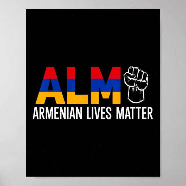 Poster Armênio: Sinal de Problema de Vidas Orgulhosas Ofe (Frente)