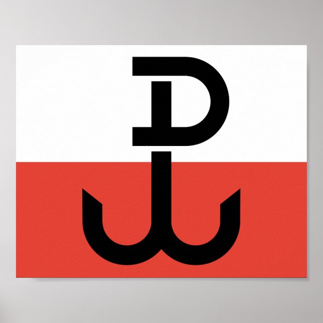 Poster Armia Krajowa Flag (Frente)