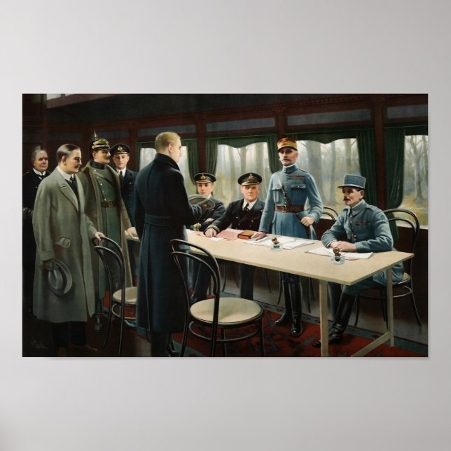 Poster Armistício de 11 de novembro de 1918 - WI (Frente)