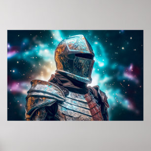 Poster Armor Guerreiro Fantástico Cósmico
