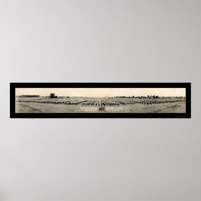 Poster Armstrong Boxing Class Foto 1918 (Frente)