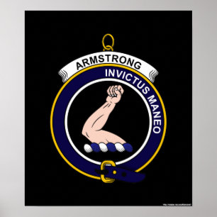 Póster Armstrong - o clã Crest