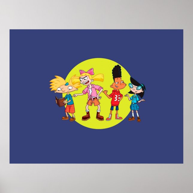 Poster Arnold e amigos Ei (Frente)