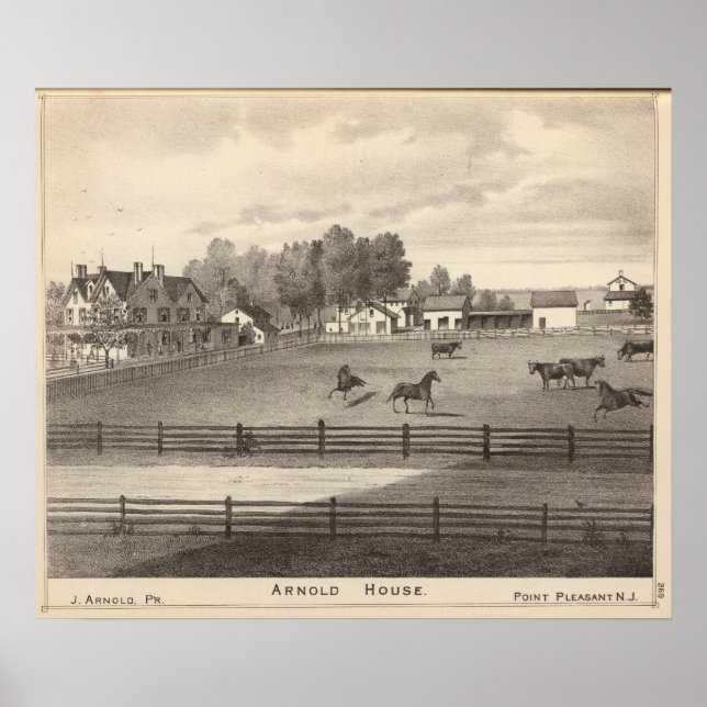 Póster Arnold House, Point Pleasant, NJ (Frente)