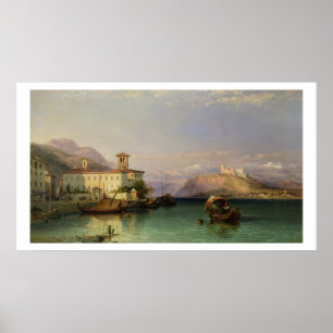 Póster Arona and the Castle of Angera, Lake Maggiore, 185