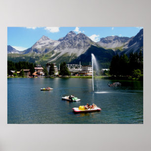 Póster Arosa na suiça