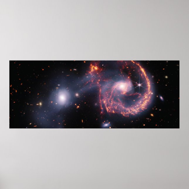 Poster Arp 107 (Imagem NIRCam e MIRI) (Frente)
