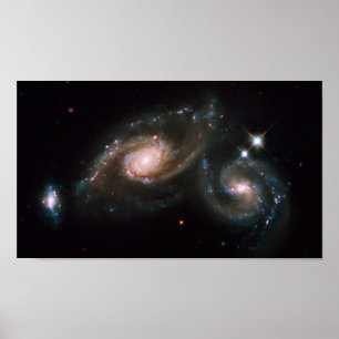 Poster Arp 274 Galaxies NASA Space