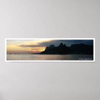 Poster Arpoador Sunset Panorama