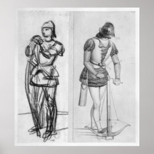 Póster Arqueiro e crossbowman