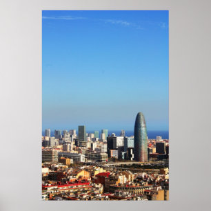Póster Arquitectura da cidade de Barcelona
