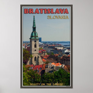 Póster Arquitectura da cidade de Bratislava