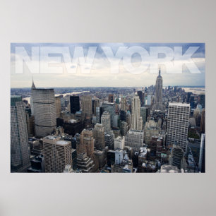 Poster Arquitectura da cidade de New York
