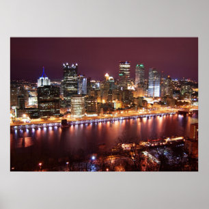 Póster Arquitectura da cidade de Pittsburgh