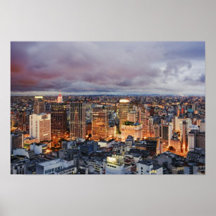 Poster Arquitectura da cidade de Sao Paulo