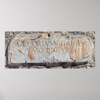 Poster Arquiteto latino