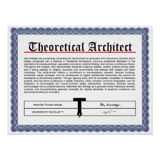 Póster Arquiteto Teórico