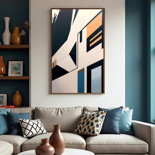 Poster Arquitetura Abstrata (Criador carregado)