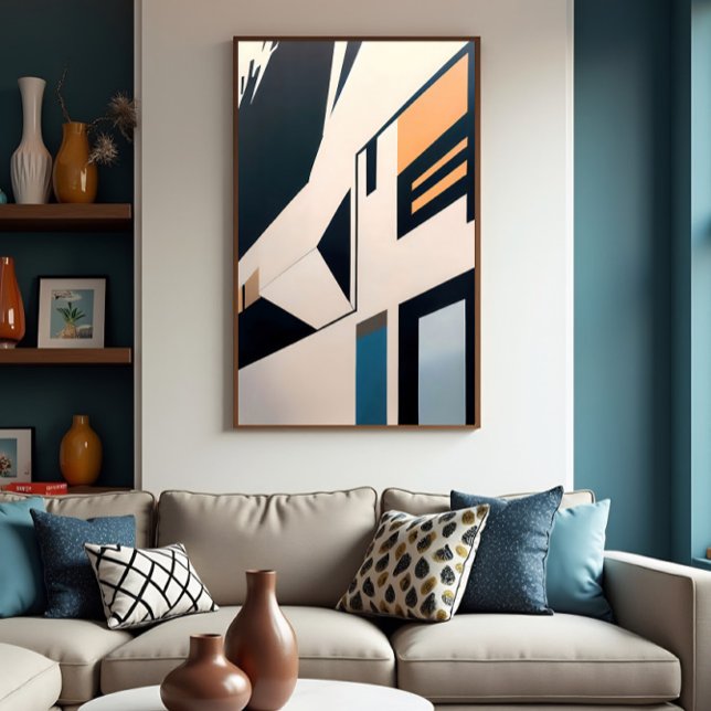 Poster Arquitetura Abstrata (Criador carregado)