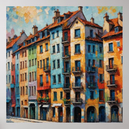 Poster Arquitetura colorida2