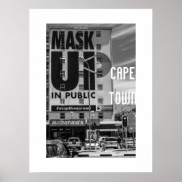 Poster Arquitetura da Paisagem Urbana da Cidade do Cabo Á