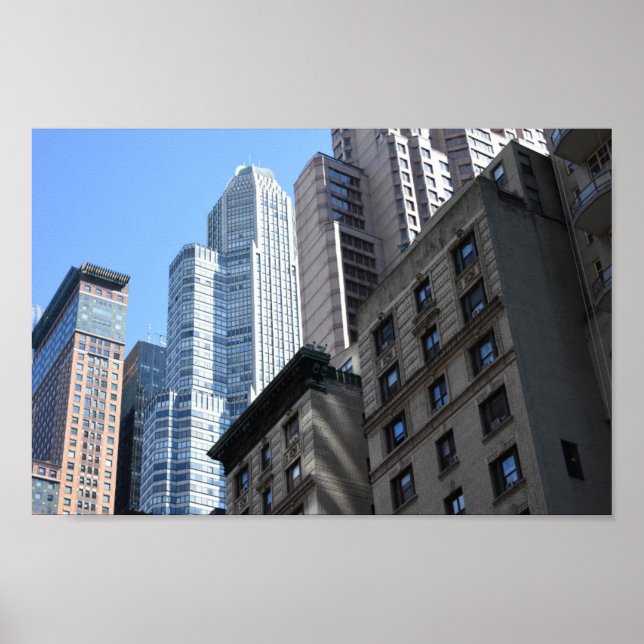 Póster Arquitetura de alta velocidade com fotografia Nova (Frente)