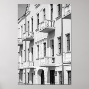 Poster Arquitetura de Cidade de Mola Bielorrussa