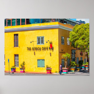 Poster Arquitetura de paisagem urbana da Cidade do Cabo n