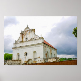 Poster Arquitetura de sinagoga de Excelentes Slonim da Bi