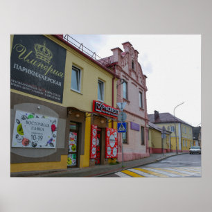 Poster Arquitetura de visualização de cidade de Belarus S