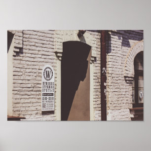 Poster Arquitetura minimalista da cidade de Grodno, Belar