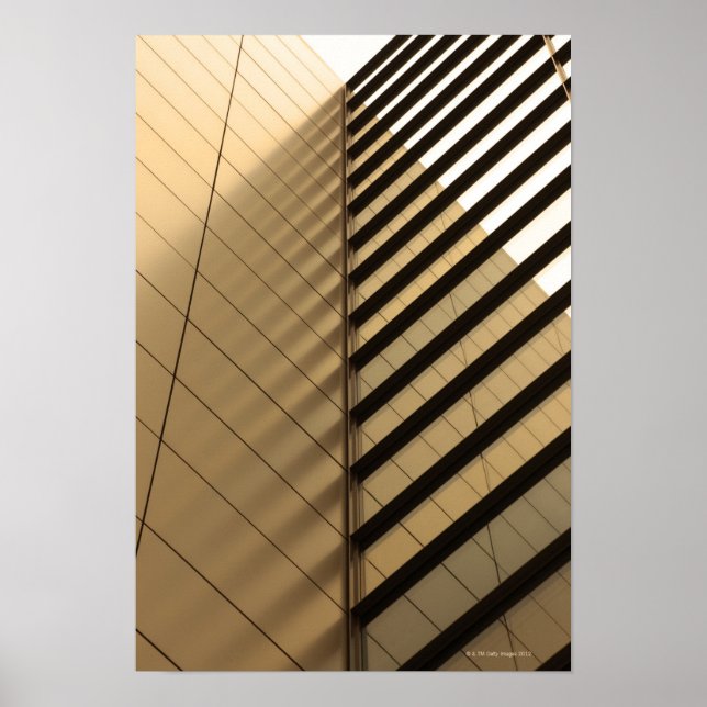 Poster Arquitetura moderna, amarelo (Frente)