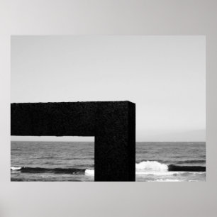 Poster arquitetura no oceano