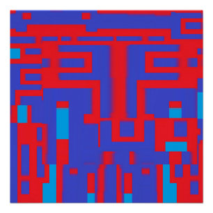 Póster Arquitetura Op II - Ken Gage Abstrato