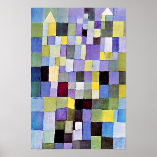 Poster Arquitetura, Paul Klee