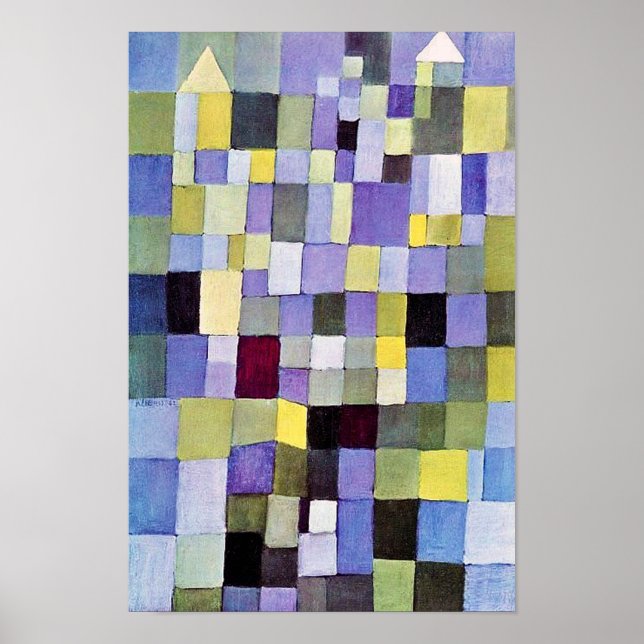 Poster Arquitetura, Paul Klee (Frente)