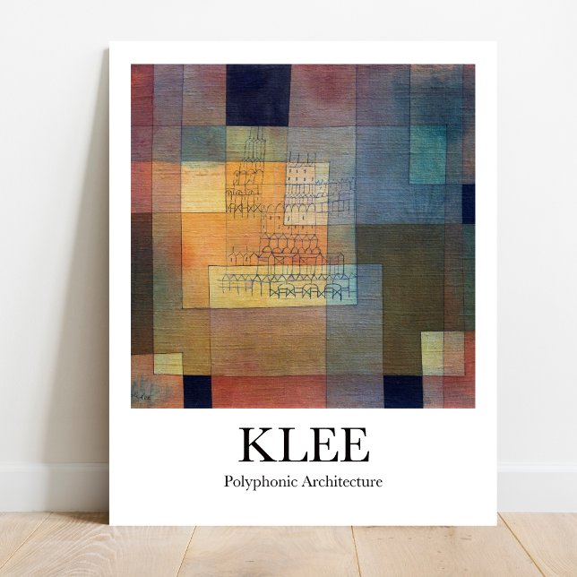 Poster Arquitetura Polifônica de Paul Klee (
Klee's Polyphonic Architecture: Own this iconic masterpiece! High-quality art print)