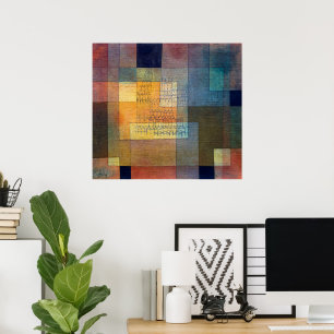 Poster Arquitetura Polifônica   Paul Klee  