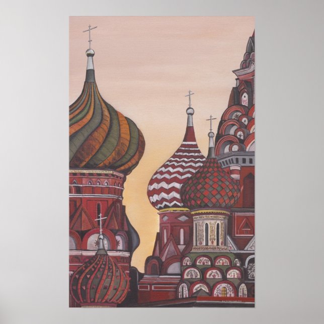 Poster Arquitetura russa (Frente)
