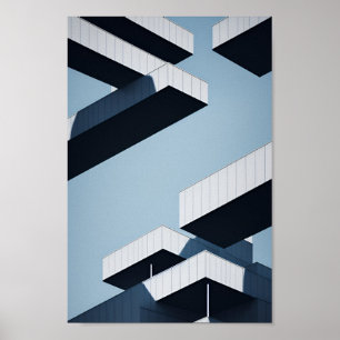 Poster Arquitetura surreal abstrato