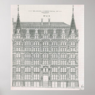 Póster Arquitetura Vintage, Companhia do Canal Delaware &