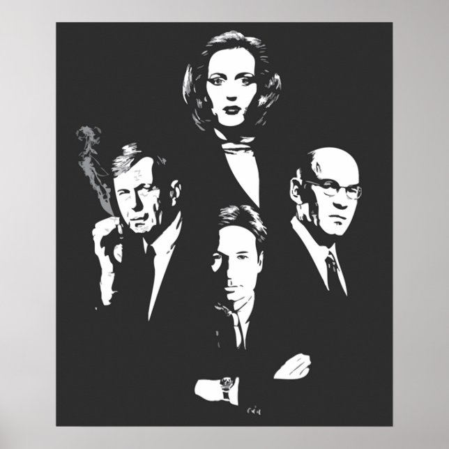 Poster Arquivos X (Frente)