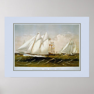 Póster Arrancando a nave leve.