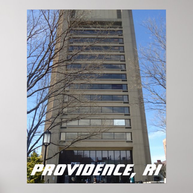 Póster Arranha-céu, Thayer Street, Providence, RI (Frente)