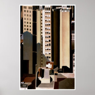 Poster Arranha-céus, Charles Sheeler