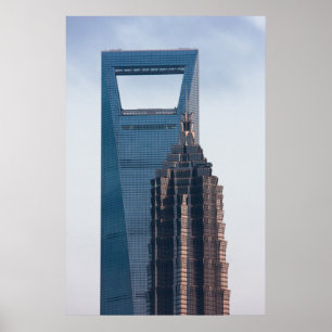 Póster Arranha-céus em Shanghai China
