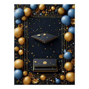 Póster Arranjo Decorativo de Formatura